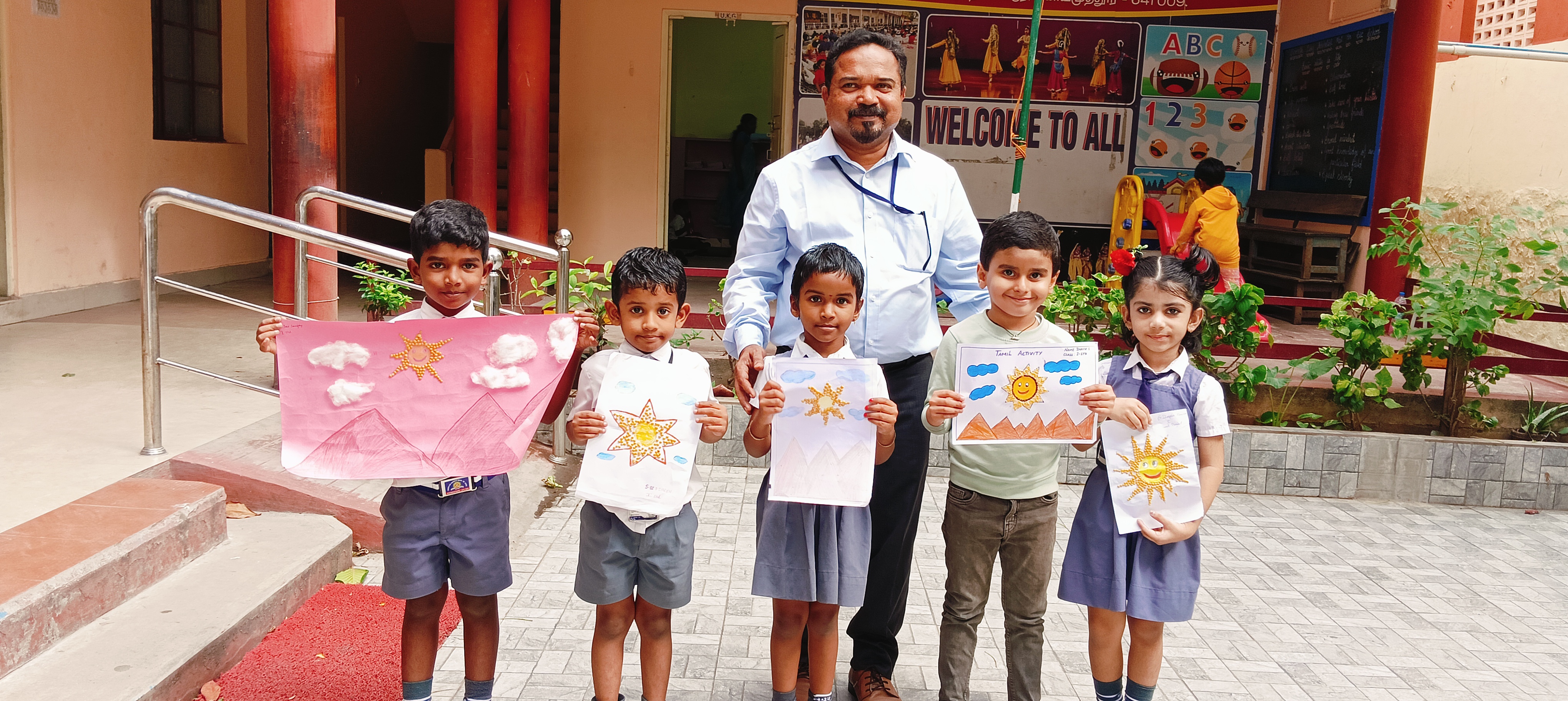 Creative activities students SDA School Coimbatore