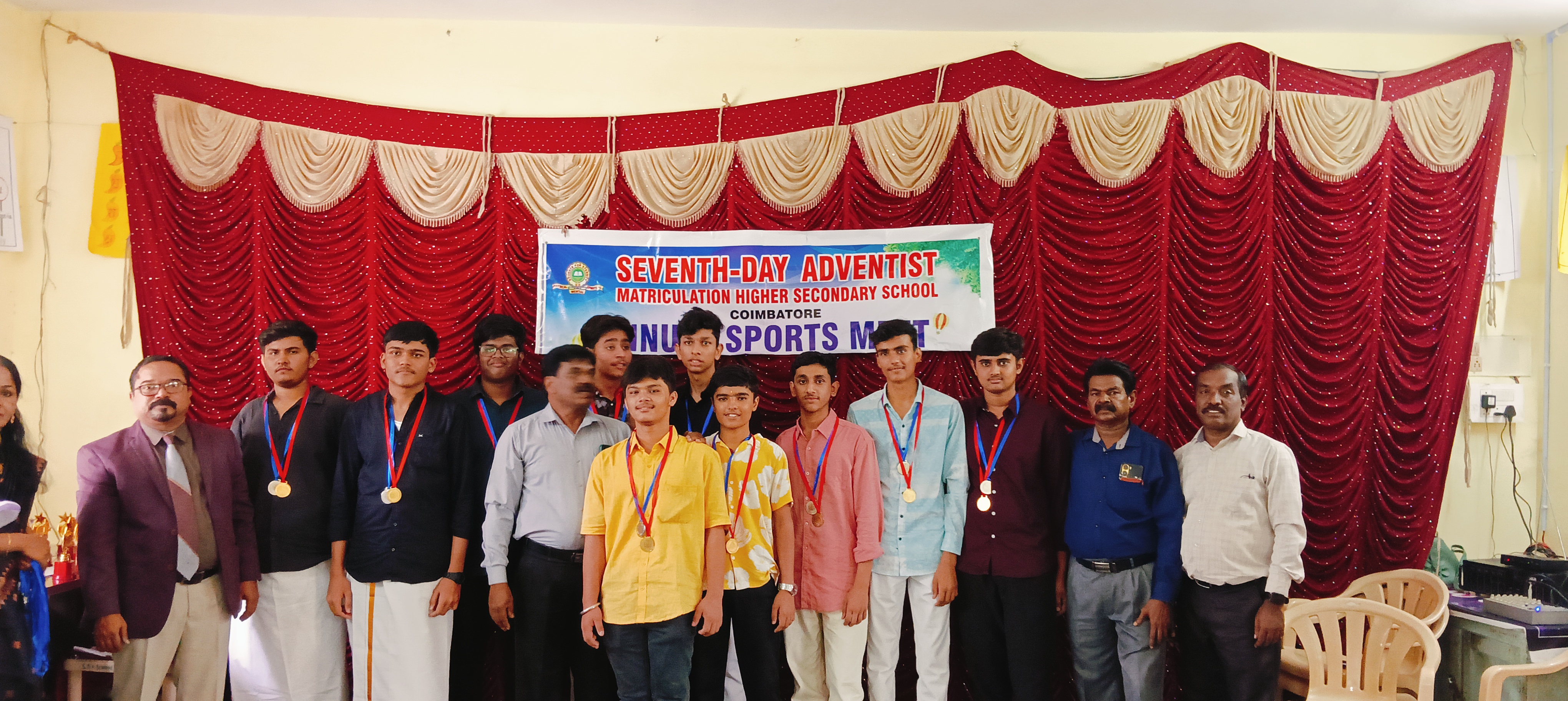 Sports winners SDA School Coimbatore