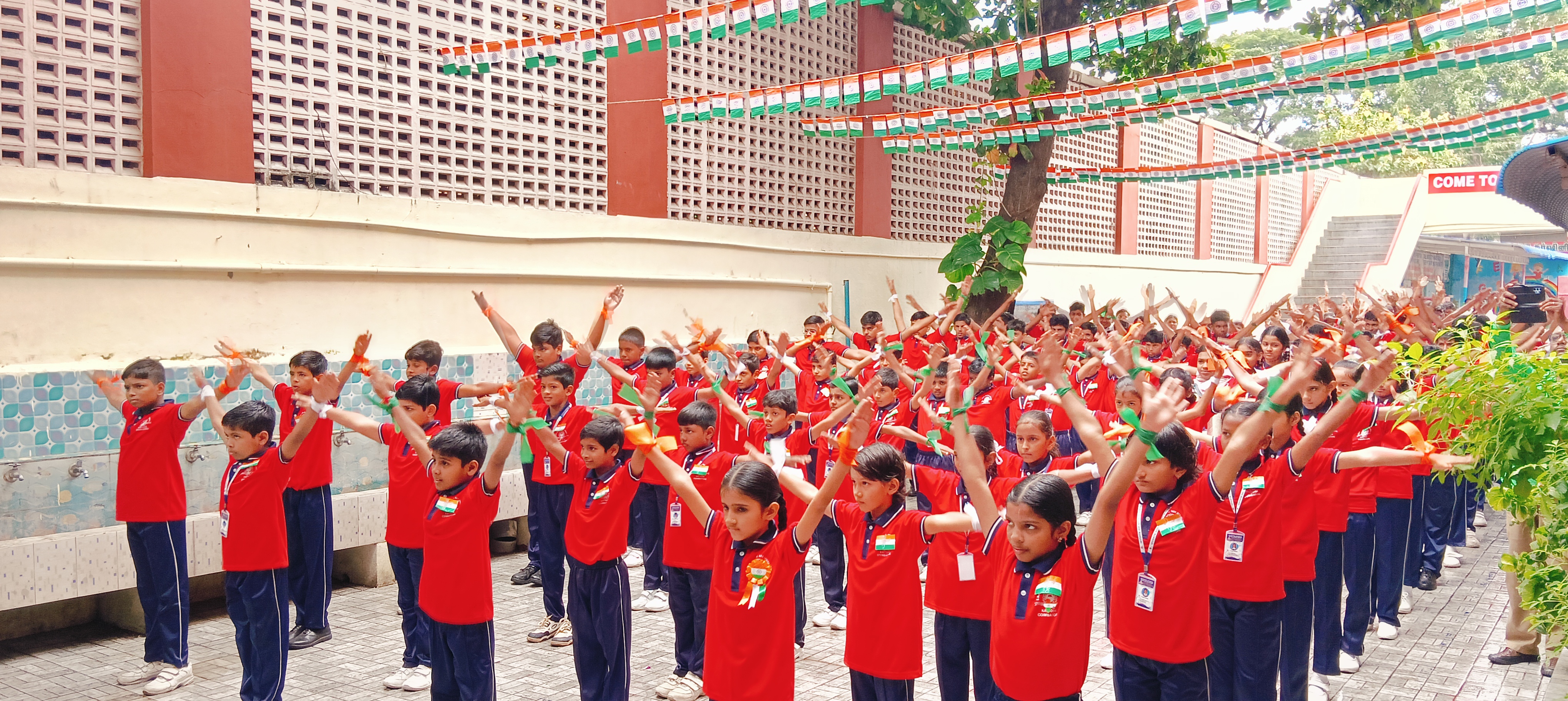 Sports Day March Past at SDA School Coimbatore
